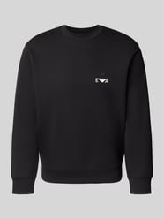 Sweatshirt mit Label-Stitching von Emporio Armani - 30
