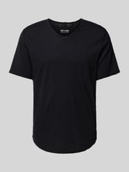 T-Shirt mit V-Ausschnitt Modell 'BENNE' von Only & Sons Schwarz - 31