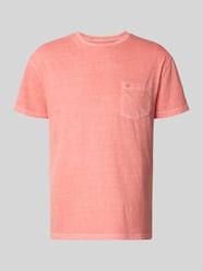 T-shirt z mieszanki bawełny i lnu z brustaszą od Superdry - 41