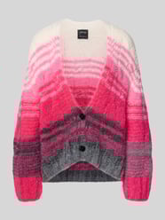 Oversized gebreid jack met knoopsluiting van Marc Cain - 13