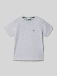 t-shirt o kroju regular fit z czystej bawełny od Lacoste - 3