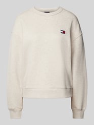 Sweatshirt mit gerippten Abschlüssen von Tommy Jeans Beige - 20