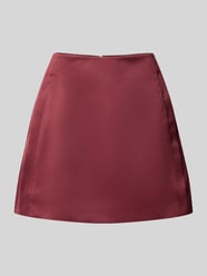 Minirock mit Satin-Finish von Selected Bordeaux - 20