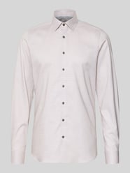 Body Fit Business-Hemd mit Kentkragen mit extra langem Arm von OLYMP Level 5 Beige - 39