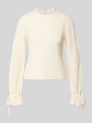 sweter z dzianiny o kroju regular fit z mieszanki wełny z domieszką alpaki od Rich & Royal - 44