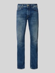 Tapered Fit Jeans im 5-Pocket-Design Modell 'MIKE' von Jack & Jones Blau - 24