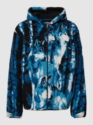 Fleecejacke mit Kapuze Modell 'BEAR' von MCNEAL Türkis - 1