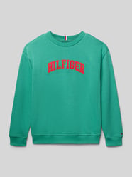 regular fit sweatshirt van katoenmix van Tommy Hilfiger Teens - 13
