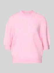 Strickpullover aus Kaschmir-Woll-Mix mit 1/2-Arm von Herzensangelegenheit Pink - 10