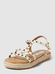 Sandały z nitami model ‘LIBERA’ od Steve Madden Beżowy - 28