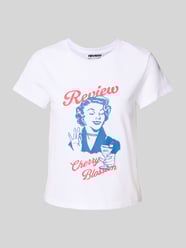 T-Shirt mit Label-Print von Review - 9