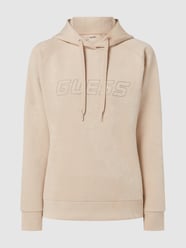 Hoodie mit Logo Modell 'Euphemia' von Guess Activewear Beige - 8