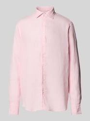 Regular Fit Business-Hemd mit Kentkragen Modell 'Collar' von Stenstroms Pink - 41