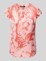 Regular fit blouseshirt met druppelvormige hals van comma - 13