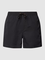 Zwembroek met elastische band, model 'TED' van Only & Sons Zwart - 15