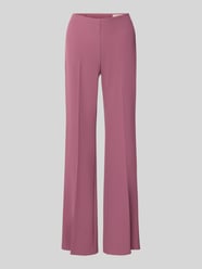 flared fit broek met bandplooien van Rinascimento Fuchsia - 2
