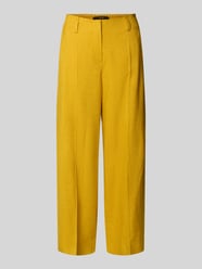 Wide Leg Hose aus Leinen-Mix von windsor. Gold - 48