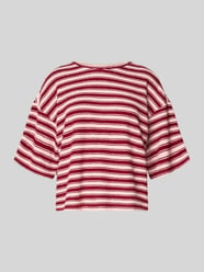 Oversized T-Shirt mit Strukturmuster Modell 'Cessalia' von MSCH Copenhagen - 22