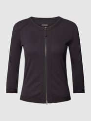 Longsleeve mit Zweiwege-Reißverschluss von Marc Cain Blau - 40