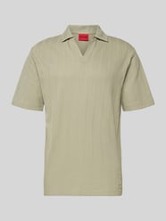 Relaxed Fit Poloshirt mit Strukturmuster Modell 'DALIBO' von HUGO - 35