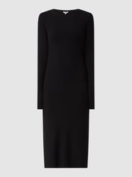 Kleid mit Rippenstruktur Modell 'Toole'  von mbyM Grau / Schwarz - 23