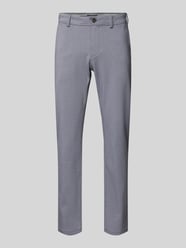 Super slim fit broek met achterzakken van MCNEAL Grijs / zwart - 27