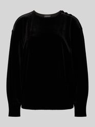 Longsleeve mit Label-Details von Emporio Armani Schwarz - 1