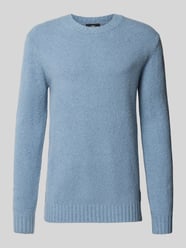 Regular Fit Strickpullover mit Rundhalsausschnitt Modell 'CIZAC' von CINQUE - 4