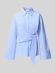 Regular Fit Bluse in Wickel-Optik Modell 'Rochelle' von Neo Noir - 11