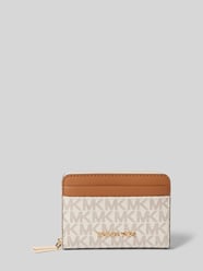 Portemonnaie mit Label-Applikation Modell 'JET SET' von MICHAEL Michael Kors Beige - 29