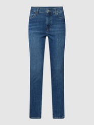 Skinny Fit Jeans mit Gesäßtaschen Modell 'Nella' von Gant Blau - 41