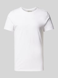 T-shirt met geribde ronde hals van Casual Friday - 11