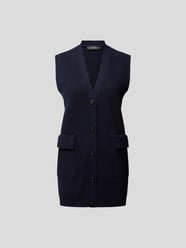 Strickjacke aus Kaschmir von Lisa Yang Blau / Türkis - 13