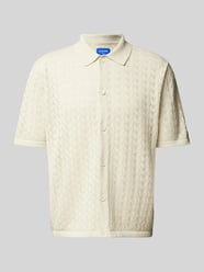 Regular Fit Freizeithemd mit Polokragen Modell 'TYLER' von Jack & Jones Beige - 22