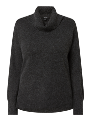 Rollkragenpullover mit überschnittenen Schultern Modell 'Doffy' von Vero Moda Schwarz - 11