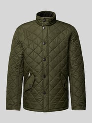 Steppjacke mit Stehkragen von Barbour Grün - 11