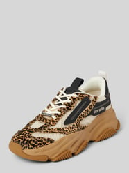 Sneakers met vetersluiting, model 'POSSESSION' van Steve Madden Bruin - 11