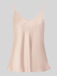 Blousetop van satijn van Rinascimento Beige - 47