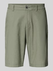 regular fit bermuda van mix van linnen en katoen van Tom Tailor Denim - 17