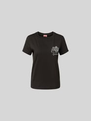 T-Shirt mit Label-Print von Kenzo Schwarz - 2