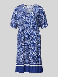 Knie-lange jurk van viscose model 'Me44la' van ZABAIONE - 5