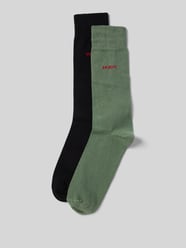 Socken mit Label-Print im 2er-Pack von HUGO Grün - 41