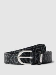 Riem met all-over motief van CK Calvin Klein Grijs / zwart - 19
