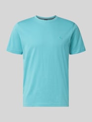 T-Shirt mit Rundhalsausschnitt und Logo-Stitching von LERROS - 1