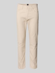 Spodnie materiałowe o kroju slim fit z mieszanki bawełny model ‘DELAWARE’ od BOSS - 43