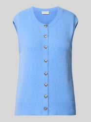 Mouwloos vest met alpacaaandeel van Milano Italy - 21