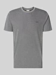 T-Shirt mit Rundhalsausschnitt und Label-Stitching von GANT - 43
