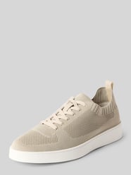 Sneakers met licht geprofileerde zool model 'Slight' van DIGEL Beige - 1