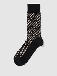 Socken mit Logo-Muster von BOSS Schwarz - 6