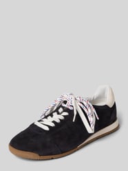 sneakersy ze skóry z wiązaniem od Högl - 4